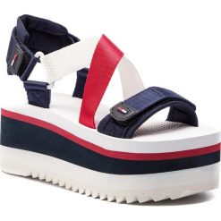 Sandały TOMMY JEANS - Sporty Neoprene Flatform Sandal EN0EN00466 Rwb 020. Klapki damskie marki Tommy Jeans. Za 299.00 zł.