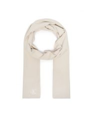 Calvin Klein Szalik LV04F8099G Kremowy. Białe czapki i kapelusze damskie Calvin Klein, bez wzorów, z wiskozy. Za 209.99 zł.