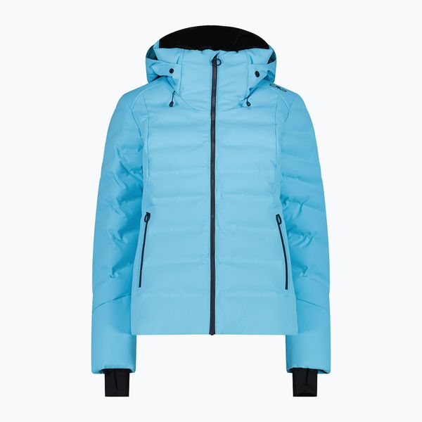 Kurtka narciarska damska CMP 34W4006. Niebieskie kurtki damskie CMP, bez wzorów, bez kaptura, narciarskie. Za 759.99 zł.