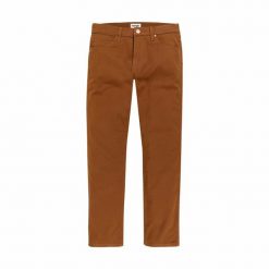 WRANGLER LARSTON MĘSKIE SPODNIE MATERIAŁOWE TAWNY BROWN W18S36H28 112141210. Brązowe spodnie materiałowe męskie Wrangler, l, bez wzorów, z materiału. Za 219.99 zł.