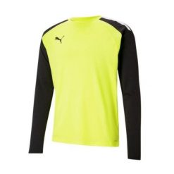 Bluza piłkarska chłopięca Puma Teampacer Gk. Czarne bluzy dla chłopców Puma, bez wzorów, z poliesteru, bez ramiączek, bez kaptura. Za 155.76 zł.