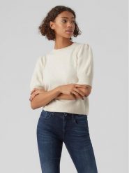 Vero Moda Sweter Doffy 10278313 Écru Regular Fit. Swetry damskie Vero Moda, xl, bez wzorów, z syntetyku, bez kołnierzyka, bez ramiączek, bez kaptura. Za 89.99 zł.