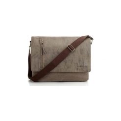 Brązowa mocna torba na ramię harold's canvas. Brązowe torby na ramię męskie marki Harold's, ze skóry ekologicznej, na ramię. Za 129.90 zł.