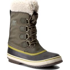 Śniegowce SOREL - Winter Carnival NL1495 Peatmoss 214. Śniegowce i trapery damskie Sorel, z gumy. W wyprzedaży za 289.00 zł.