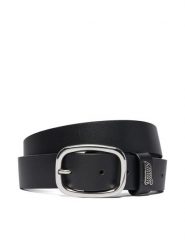 Tommy Jeans Pasek Tjw Oval 3.0 Buckle AW0AW18812 Czarny. Czarne paski damskie Tommy Jeans, bez wzorów, z jeansu. Za 169.99 zł.