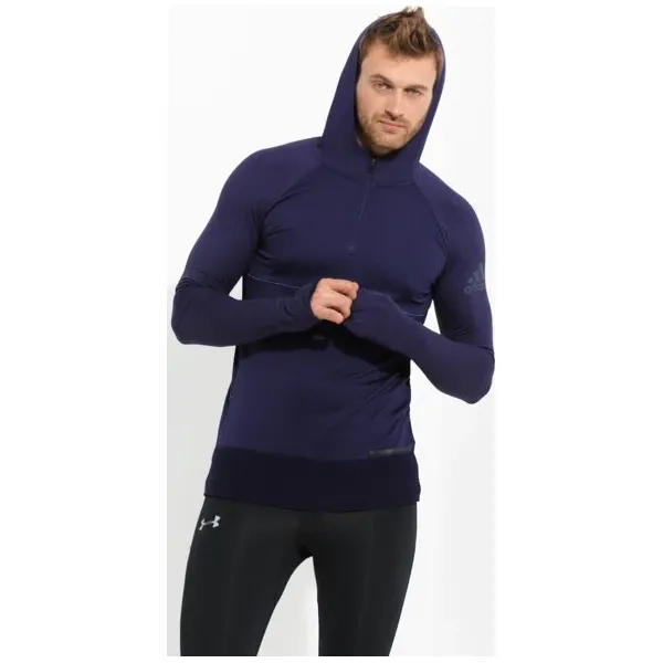Adidas Bluza Clmht Sn Exp M. , granatowy, rozmiar S. Niebieskie bluzy męskie Adidas, m, bez wzorów, z elastanu, bez kaptura, do biegania. W wyprzedaży za 279.99 zł.