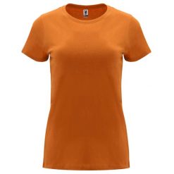 Koszulka Capri Dla Kobiet. Brązowe t-shirty damskie ROLY, bez wzorów, casualowe, bez kołnierzyka. Za 45.99 zł.