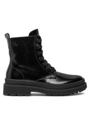 Calvin Klein Jeans Trapery Lace-Up Bootie V4A5-81031-1453 S Czarny. Czarne buty zimowe dziewczęce Calvin Klein Jeans, bez wzorów, z jeansu, bez zapięcia. Za 359.99 zł.