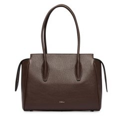 Torebka Furla. Brązowe torebki do ręki damskie Furla, bez wzorów, klasyczne, bez dodatków. Za 1,839.00 zł.