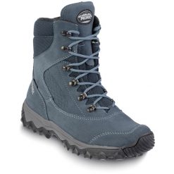 Buty zimowe damskie MEINDL Ischgl Lady GTX, z membraną Gore-Tex. Niebieskie obuwie sportowe damskie Meindl, bez wzorów, z gore-texu, narciarskie. Za 1,199.00 zł.