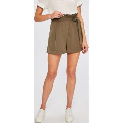 Answear - Szorty. Szare szorty damskie ANSWEAR, z bawełny, casualowe. W wyprzedaży za 69.90 zł.