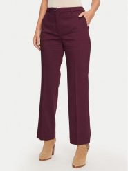 Guess Spodnie materiałowe Zoe W4BB16 WGIH2 Bordowy Regular Fit. Czerwone spodnie materiałowe damskie Guess, m, z aplikacjami, z materiału. Za 289.99 zł.