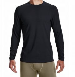 Bluza termoaktywna Under Armour Tactical Crew CGI Base - black. Czarne bluzy męskie Under Armour, m, bez wzorów, bez kaptura. Za 276.14 zł.