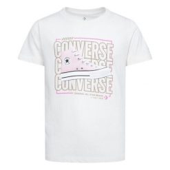 Koszulka dla dziewczynki Converse Chuck Taylor Graphic. T-shirty i topy dla dziewczynek Converse, bez wzorów, bez ramiączek. Za 124.00 zł.
