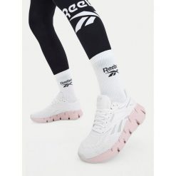Buty do biegania Reebok. Białe obuwie sportowe damskie Reebok, bez wzorów, do biegania. Za 369.99 zł.