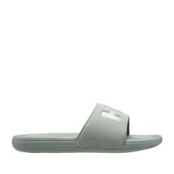 Klapki damskie Helly Hansen Slide. Zielone klapki damskie Helly Hansen, bez wzorów, z materiału, eleganckie, bez obcasa. Za 183.25 zł.