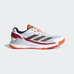 Buty Crazyquick Padel. Białe obuwie sportowe damskie Adidas, bez wzorów, tenisowe. Za 529.00 zł.