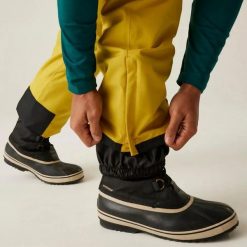 Spodnie narciarskie Dare 2B Achieve II. Żółte spodnie snowboardowe męskie Dare 2b, m, bez wzorów, z materiału, narciarskie. Za 309.50 zł.