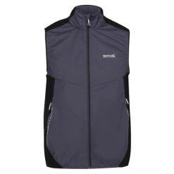 Kurtka bez rękawów Regatta Lankin IV Softshell. Czarne kurtki męskie Regatta, l, bez wzorów, z materiału, sportowe, bez kaptura. Za 102.90 zł.