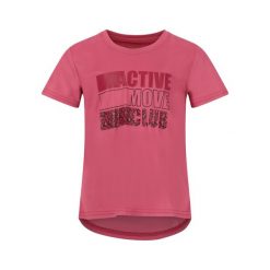 Koszulka dla dziewczynki Zigzag Julietta. Czerwone bluzki dla dziewczynek Zigzag, bez wzorów, bez kołnierzyka, bez ramiączek. Za 120.00 zł.