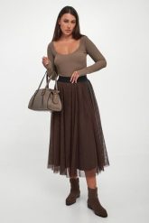 Spódnica tiulowa midi Fridi JOOP!. Spódnice damskie JOOP!, xs, bez wzorów, z tiulu, midi. Za 959.00 zł.