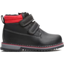 Czarne Traperki Go Ahead. Czarne buty zimowe chłopięce Born2be, z materiału. Za 69.99 zł.
