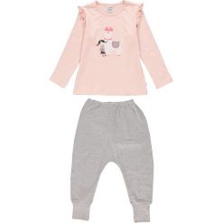Piżama w kolorze jasnoróżowo-szarym. Bielizna dla dziewczynek marki Schiesser Kids. W wyprzedaży za 67.95 zł.