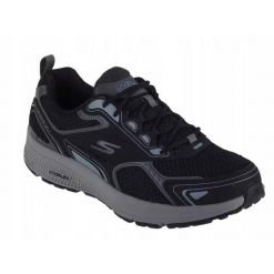 BUTY męskie SKECHERS GO RUN 220034-BKGY lekkie do biegania 41. Czarne buty sportowe męskie Skechers, bez zapięcia, do biegania. Za 252.99 zł.