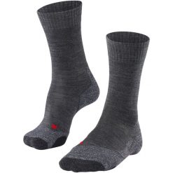 Skarpetki Falke TK2. Szare skarpety męskie Falke, bez wzorów, z elastanu. Za 167.00 zł.