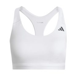 Biustonosz dla kobiet adidas Optime Essentials. Białe obuwie sportowe damskie Adidas, bez wzorów, na fitness i siłownię. Za 198.50 zł.