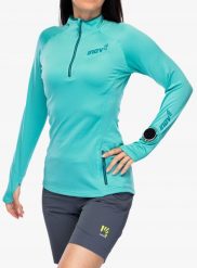Bluza polarowa damska Inov-8 VentureLite Mid HZ - teal. Bluzy damskie Inov-8, bez wzorów, z polaru, bez kaptura. Za 312.04 zł.