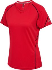 Koszulka damska Newline base coolskin. Czerwone t-shirty damskie Newline, s, bez wzorów, z materiału, klasyczne, bez kołnierzyka. Za 153.95 zł.
