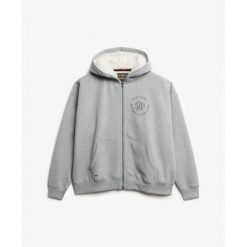 Bluza z kapturem Superdry Essential Logo HB. Szare bluzy męskie Superdry., l, bez wzorów, z kapturem. Za 371.10 zł.