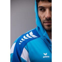 Kurtka treningowa Erima Celebrate 125 z kapturem niebieska. Niebieskie kurtki męskie Erima, na zimę, m, bez wzorów, z kapturem. Za 346.99 zł.