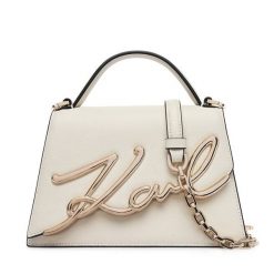 Torebka KARL LAGERFELD. Białe torebki do ręki damskie KARL LAGERFELD, bez wzorów, bez dodatków. Za 1,299.00 zł.