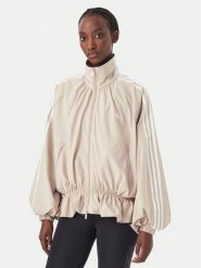 Adidas Bluza LG8941 Beżowy Oversize. Brązowe bluzy damskie Adidas, m, bez wzorów, z syntetyku, bez kaptura. Za 369.99 zł.