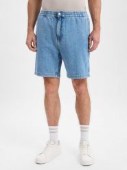 Calvin Klein Jeans dżinsowe szorty bermudy Mężczyźni Bawełna niebieski, 36. Niebieskie szorty męskie Calvin Klein Jeans, na lato, m, bez wzorów, z bawełny. Za 229.95 zł.