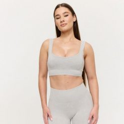 Biustonosz GymBeam Lift. Szare biustonosze GYMBEAM, bez wzorów, z materiału. Za 69.99 zł.