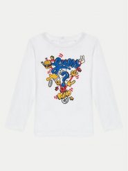 Guess Bluzka I4YI02 K8HM4 Biały Regular Fit. Białe t-shirty dla chłopców Guess, z aplikacjami, z bawełny, bez ramiączek. Za 59.99 zł.