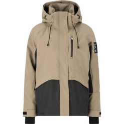 Damska kurtka narciarska Slope Kenai W-PRO 15000. Brązowe kurtki snowboardowe damskie SLOPE, l, bez wzorów, z materiału, długie, bez kaptura, narciarskie. Za 596.00 zł.