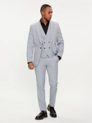 Hugo Garnitur Arti/Hesten 50513538 Szary Extra Slim Fit. Szare garnitury męskie Hugo, bez wzorów, z syntetyku. Za 3,659.00 zł.