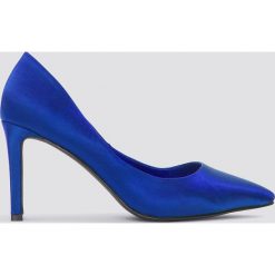 NA-KD Shoes Czółenka w szpic na słupku - Blue. Niebieskie czółenka damskie NA-KD Shoes. W wyprzedaży za 36.59 zł.