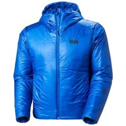Kurtka z kapturem Helly Hansen Odin Everdown. Niebieskie kurtki snowboardowe męskie Helly Hansen, m, bez wzorów, z kapturem, narciarskie. W wyprzedaży za 1,641.00 zł.