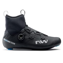 Buty szosowe męskie Northwave Celsius R Arctic GTX. Czarne buty sportowe męskie Northwave, bez zapięcia, rowerowe. Za 1,058.50 zł.