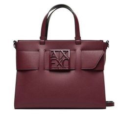 Torebka Armani Exchange. Czerwone torebki do ręki damskie Armani Exchange, bez wzorów, klasyczne, bez dodatków. Za 759.99 zł.