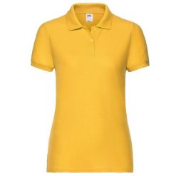 Koszulka Polo Damska 65/35. Brązowe koszulki sportowe damskie Fruit of the Loom, l, bez wzorów, bez kołnierzyka, bez ramiączek. Za 54.99 zł.