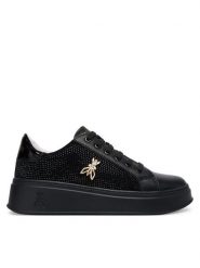 Patrizia Pepe Sneakersy PPJ904.31 Czarny. Czarne buty sportowe dziewczęce Patrizia Pepe, bez wzorów, ze skóry, bez zapięcia. Za 659.99 zł.