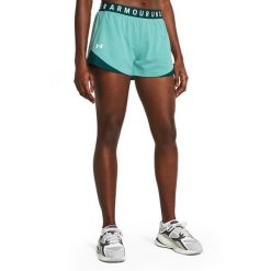 Spodenki damskie Under Armour Play Up Twist 3.0. Niebieskie obuwie sportowe damskie Under Armour, xl, bez wzorów, sportowe, na fitness i siłownię. Za 119.99 zł.