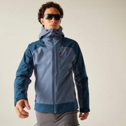 Męska wodoodporna kurtka Torrek II. Niebieskie kurtki snowboardowe męskie Dare 2b, m, bez wzorów, z tkaniny, bez kaptura, narciarskie. Za 449.99 zł.