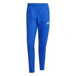Spodnie dresowe Prematch Real Madrid EU 2025/26. Niebieskie spodnie sportowe męskie Adidas, m, bez wzorów, z dresówki, na fitness i siłownię. Za 287.00 zł.